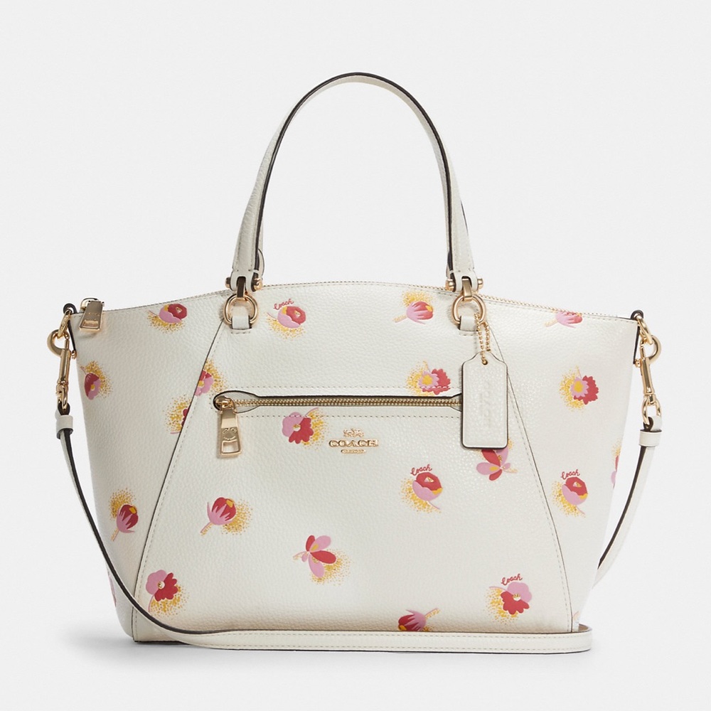 NWT COACH C5838 Prairie Satchel With Pop Floral Print